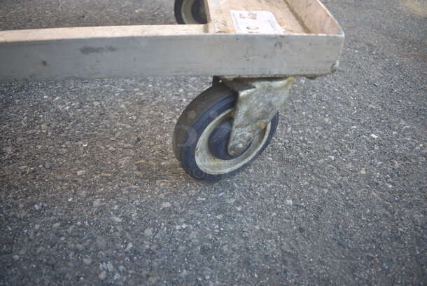 Steel Open Deck Dolly On Commercial Casters. - Image 5 of 5