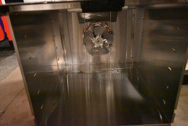 BRAND NEW SCRATCH AND DENT! 2023 Avantco 177EG30N Stainless Steel Commercial Countertop Ten Tray Food Dehydrator with Removable Door. 120 Volts, 1 Phase. Tested and Working!
 - Image 6 of 7