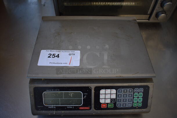 Torrey Model L-PC Stainless Steel Commercial Countertop Food Portioning Scale. 12x12x5. Tested and Working!
