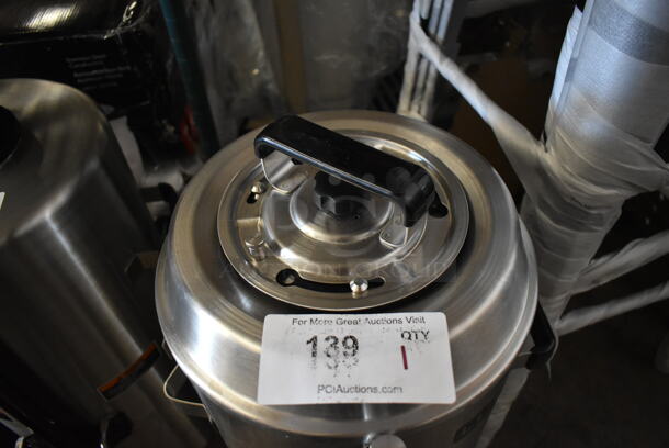 BRAND NEW SCRATCH AND DENT! Fetco TPD-30 Luxus Stainless Steel 3 Gallon Coffee Dispenser - Image 4 of 7