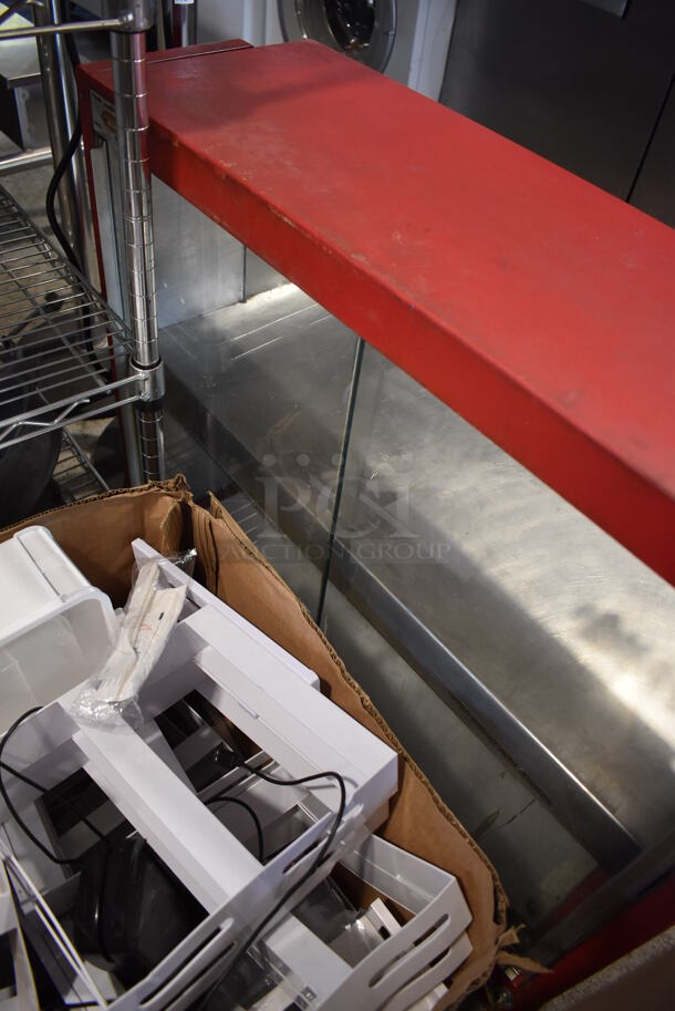 Metal Commercial Countertop Warming Display Case Merchandiser. 32.5x29x31. Cannot Test - Needs New Plug Head - Image 5 of 5