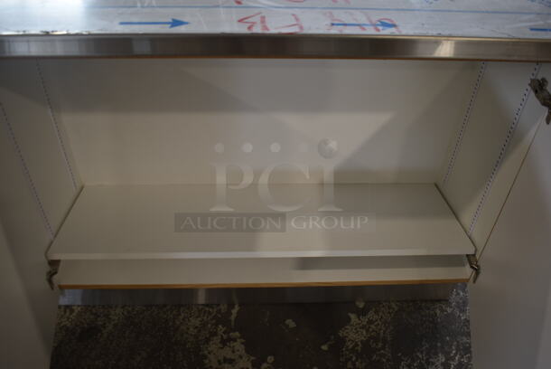 BRAND NEW! Vollrath ACS FAB LLC Stainless Steel Counter w/ 4 Wood Pattern Doors. - Image 5 of 6