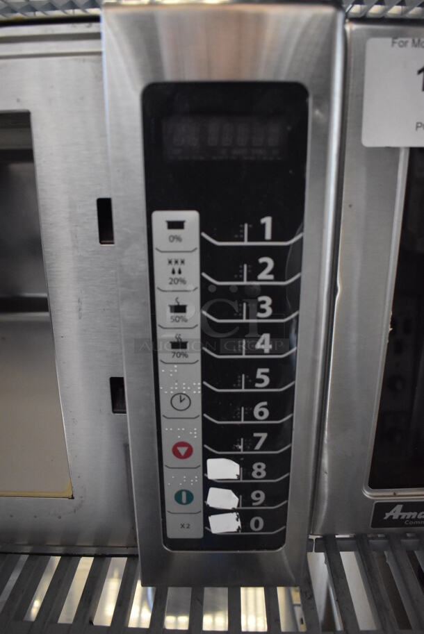 2019 Amana RCS10TS Stainless Steel Commercial Countertop Microwave Oven. 120 Volts, 1 Phase. 22x18x14 - Image 5 of 6
