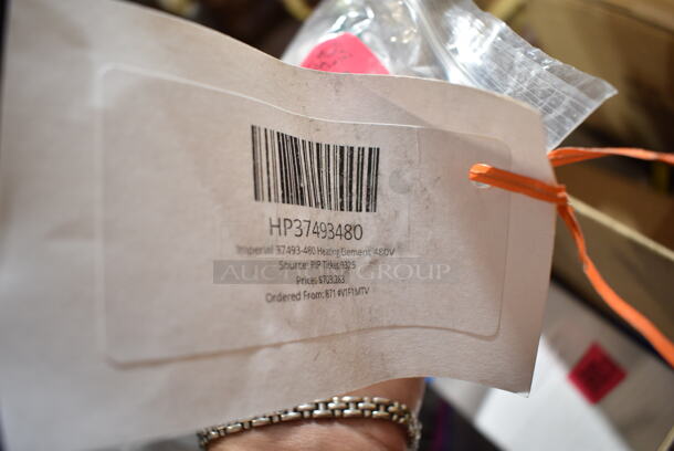 PALLET LOT of 32 BRAND NEW Items/Boxes Including Winco MPB-36 Mop Bucket, HPFK08165 Cleveland Element Kit, HP0811066K Cres Cor 0811 066 K Element Kit, HP2SK2372900 Cleveland SK2372900 Element, Outer, 208V, 6Kw, Sel/Sem-40T, HPSK2372903 Cleveland SSK24571-2 Elmt; Side 6kw@380v Sel/M40tr, HP109142 Cleveland 109142 Timer;Programmable;1sce, 61460014901 Pitco 60014901 T-Stat, Elec Kx 200-374F, HPFK22193 Cleveland FK22193 Kt-Vlv,Sld 3/4x 3/4,120v,60 Hz, 119P890563 Pitco P8905-63 Gas Valve, HP37493480 Imperial 37493-480 Heating Element 480V, Winco EWP-2 Full Size Water Pan w/ Adjustable Temperature Control, C-DPF1, 760BB12 Carnival King 12 oz. Clear Plastic Banana Split Boat - 500/Case, K2034 Paper Tape Rolls, T&S B-0230-LN Wall Mounted Pantry Faucet Base with 8" Adjustable Centers and Eterna Cartridges, 712JTDISPSS Lavex Stainless Steel Jumbo Single-Roll Toilet Tissue Dispenser, HP37491 Imperial 37491 Element, F-KS-S510 10 PC SS Kitchen Utensils, Winco MPB-36 Mop Bucket, 40AJS012HW JackStack Wall-Mounted Plate Rack Holds 12 Plates JS012HW, Waring 35x26 Roaster Pan, Winco C-CPF1 Flip Cover, Poly Condiment Bottles. 32 Times Your Bid! - Image 12 of 12