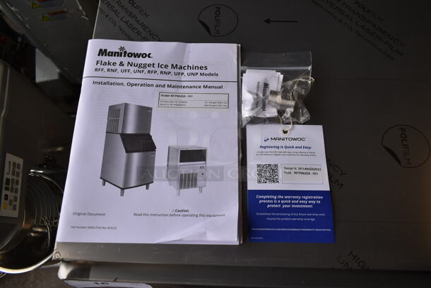 BRAND NEW SCRATCH AND DENT! 2022 Pentair RFP0620A-161 Stainless Steel Commercial Flake Ice Cube Ice Machine Head. 115 Volts, 1 Phase.  - Image 6 of 8