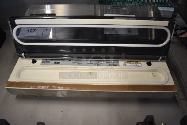 Hamilton Beach XV01 Stainless Steel Commercial Countertop Vacuum Sealer. 120 Volts, 1 Phase. 19x13x6. Tested and Working! - Image 5 of 7