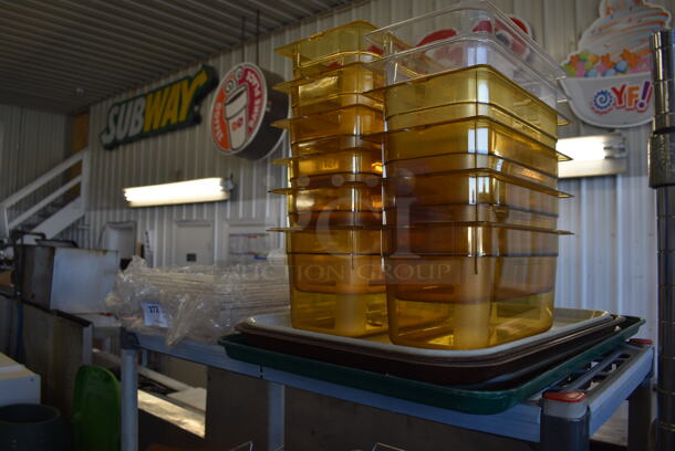 ALL ONE MONEY! Tier Lot of Various Items Including Poly Drop In Bins and Trays - Image 3 of 7