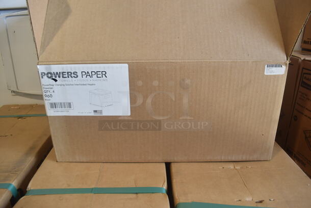 BRAND NEW IN BOX! 4 Powers Paper PowerNap Charging Solution Interfolded Napkin Dispensers In Boxes, Black. 4 Times Your Bid!  - Image 4 of 5