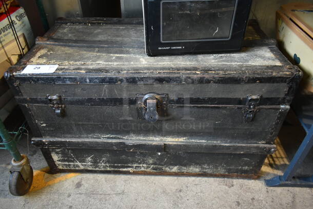 Wooden Chest. - Image 1 of 4