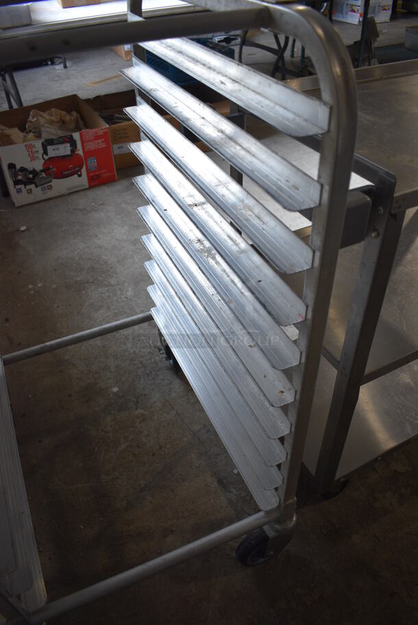 Metal Commercial Pan Transport Rack on Commercial Casters. 20.5x26x39 - Image 4 of 4