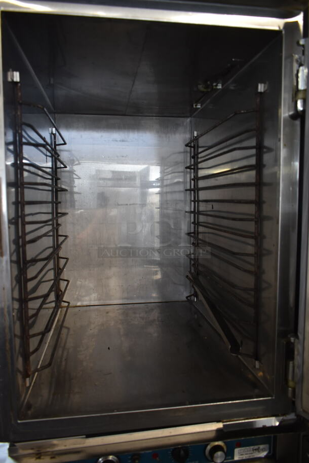 Alto Shaam 1000-TH/II Halo Heat ENERGY STAR Stainless Steel Commercial Cook N Hold Cabinet on Commercial Casters. 208/240 Volts, 1 Phase.  - Image 8 of 9