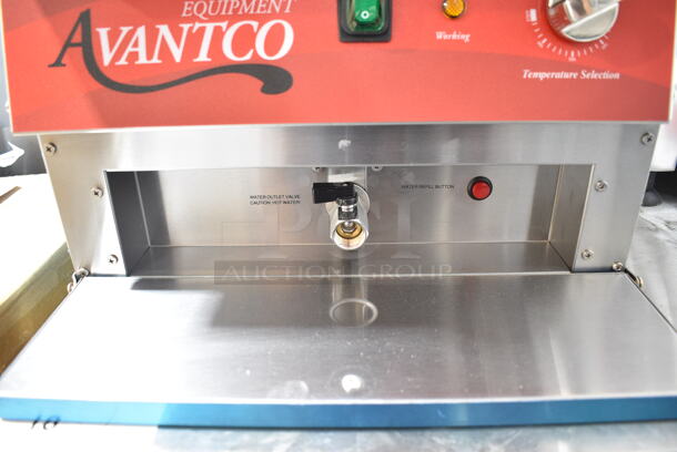 BRAND NEW SCRATCH AND DENT! 2023 Avantco PC201 Stainless Steel 2.1 Gallon / 8 Liter Electric Countertop Pasta Cooker / Rethermalizer. 208/240 Volts, 1 Phase.  - Image 6 of 8