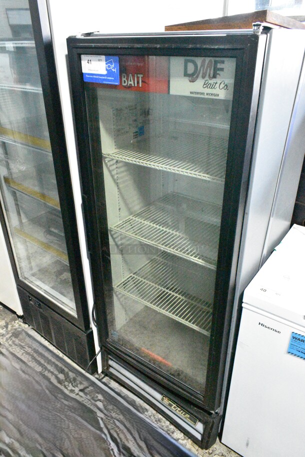 True GDM-12-LD ENERGY STAR Metal Commercial Single Door Reach In Cooler Merchandiser w/ Poly Coated Racks. 115 Volts, 1 Phase. Cannot Test Due To Damaged Plug - Image 1 of 5