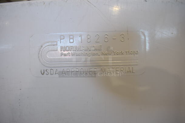 22 White Poly Dough Bins. 18x26x3. 22 Times Your Bid! - Image 4 of 5