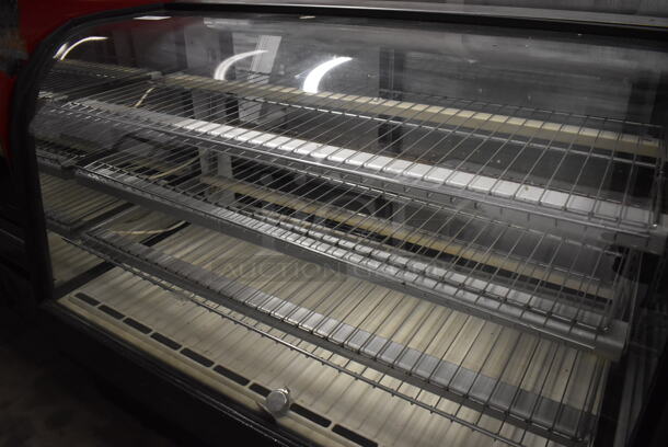 Stainless Steel Commercial Floor Style Deli Display Case Merchandiser w/ Metal Racks. 59x35x51. Tested and Working! - Image 3 of 6