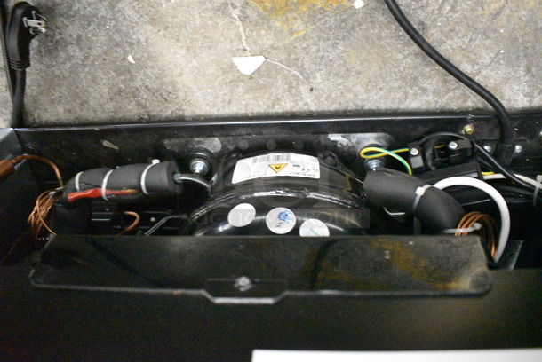 Stainless Steel 2 Door Mini Wine Chiller Merchandiser. Tested and Powers On But Does Not Get Cold
 - Image 8 of 8
