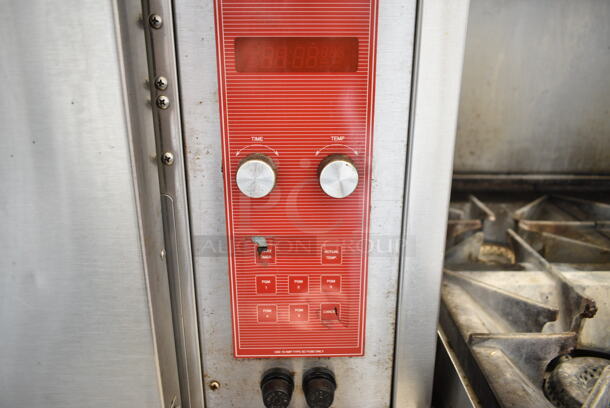 Wells OC-1 Stainless Steel Commercial Electric Powered Half Size Convection Oven w/ View Through Door, Metal Oven Racks on Stainless Steel Equipment Stand. 208 Volts. - Image 3 of 6