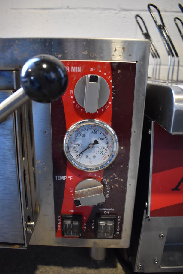 Avantco 177DPO18S Stainless Steel Commercial Countertop Electric Powered Single Deck Pizza Oven w/ Cooking Stone. 120 Volts, 1 Phase. 28x23x16 - Image 5 of 7