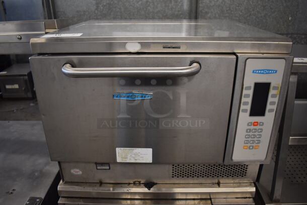 2 Turbochef NGC Stainless Steel Commercial Electric Powered Rapid Cook Oven on Stainless Steel Equipment Stand w/ Commercial Casters. 208/240 Volts, 1 Phase. 30x30x55. 2 Times Your Bid! - Image 4 of 10