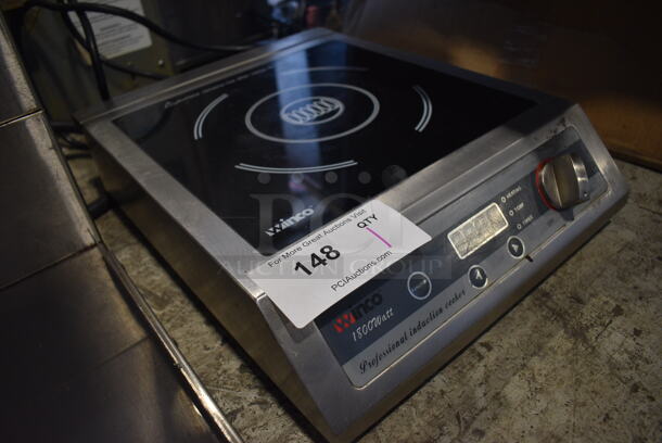 2011 Winco Model EIC-18 Stainless Steel Commercial Countertop Single Burner Induction Range. 120 volts, 1 Phase. 13x17x4 - Image 2 of 4