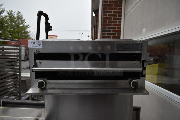 Garland Stainless Steel Commercial Natural Gas Powered Salamander Cheese Melter on Table. - Image 2 of 6