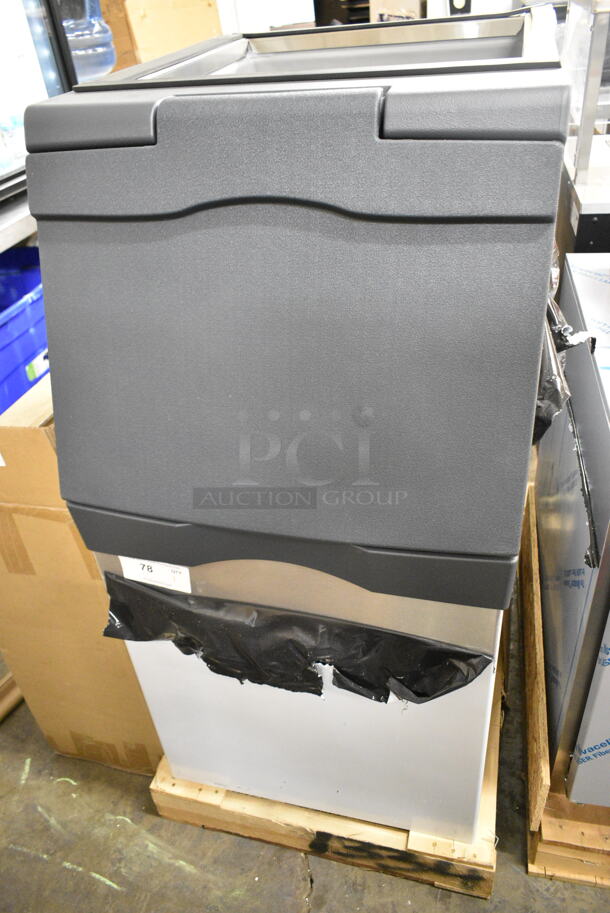 BRAND NEW! 2021 Scotsman B322S Ice Storage Bin 370 lb. Stainless Steel Exterior.   - Image 2 of 6