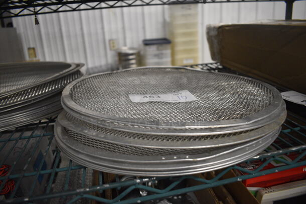 10 Metal Mesh Round Pizza Screens. 15x15. 10 Times Your Bid! - Image 2 of 2