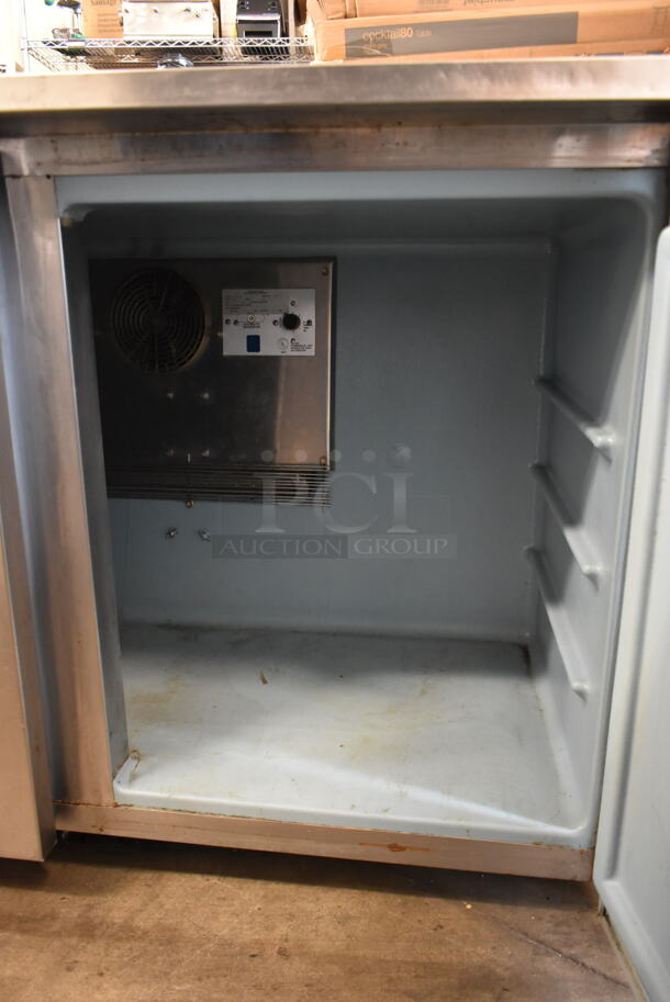 Delfield ST4148 Stainless Steel Commercial 2 Door Work Top Cooler. 115 Volts, 1 Phase. Tested and Working! - Image 5 of 7