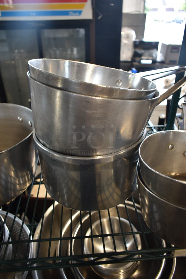 ALL ONE MONEY! Lot of Various Metal Sauce Pans. - Image 3 of 5