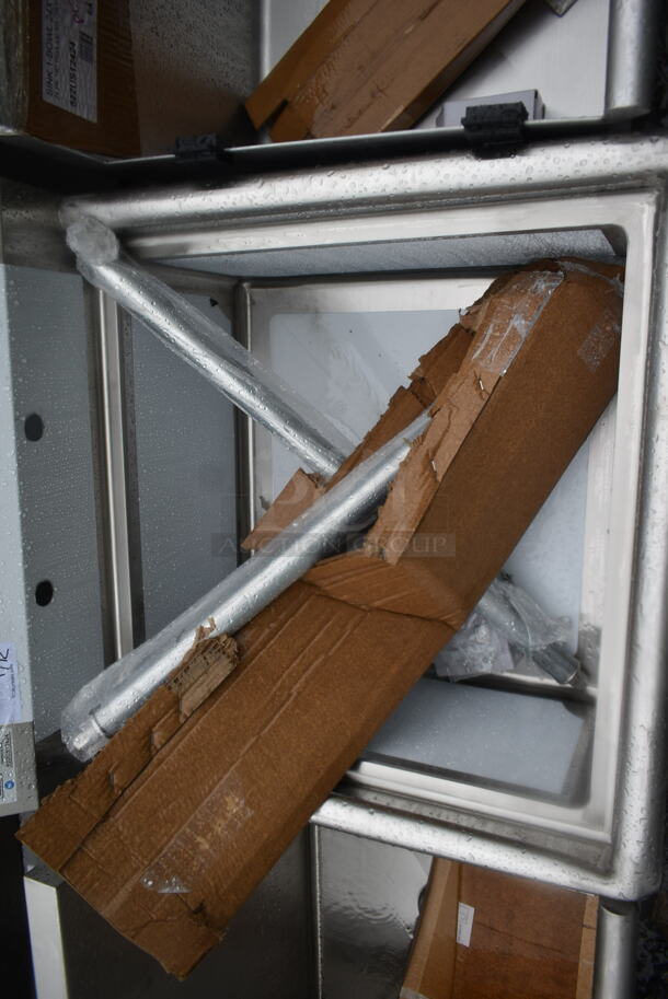 BRAND NEW SCRATCH AND DENT! Steelton 522CS12424 Stainless Steel One Compartment Commercial Sink without Drainboard - 24" x 24" x 12" Bowl - Image 3 of 4