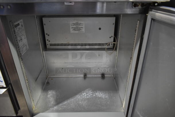 Traulsen ULT27-R Stainless Steel Commercial Single Door Undercounter Cooler on Commercial Casters. 115 Volts, 1 Phase. Tested and Does Not Power On - Image 2 of 4