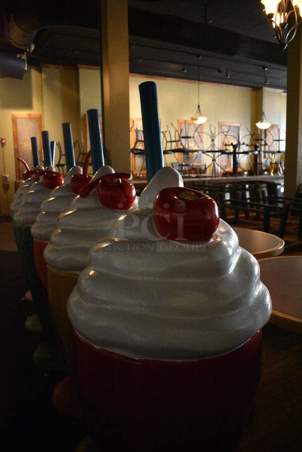 2 Decorative Sundae Statues. 24x24x70. 2 Times Your Bid! BUYER MUST REMOVE. (Susquehanna Ale House) - Image 2 of 4
