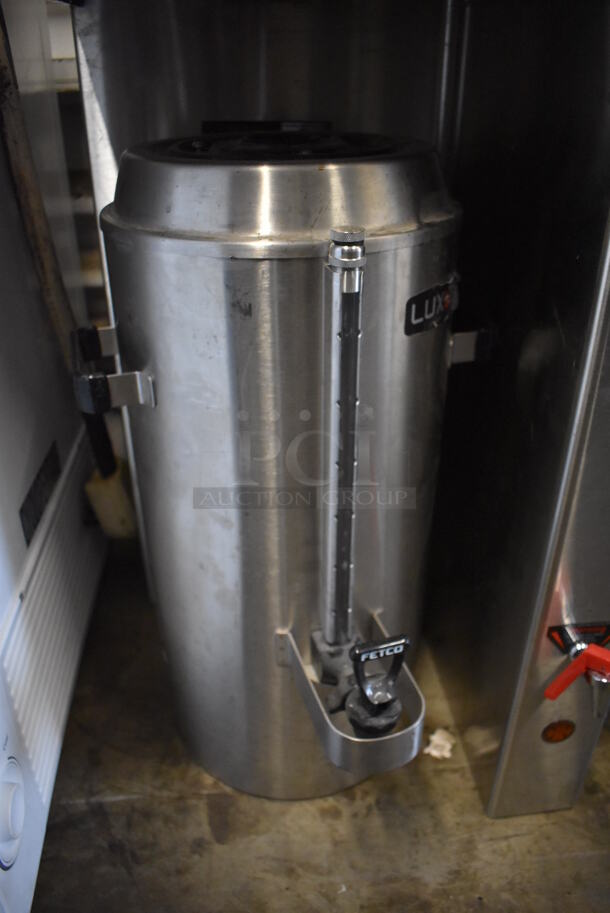 Stainless Steel Commercial Countertop Dual Coffee Machine w/ Hot Water Dispenser, 4 Stainless Steel Brew Baskets and 2 Stainless Steel Satellite Servers. 32x25x38 - Image 9 of 9