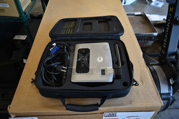 Dell 3400MP DLP Front Projector in Bag. 100-240 Volts, 1 Phase.  - Image 1 of 12