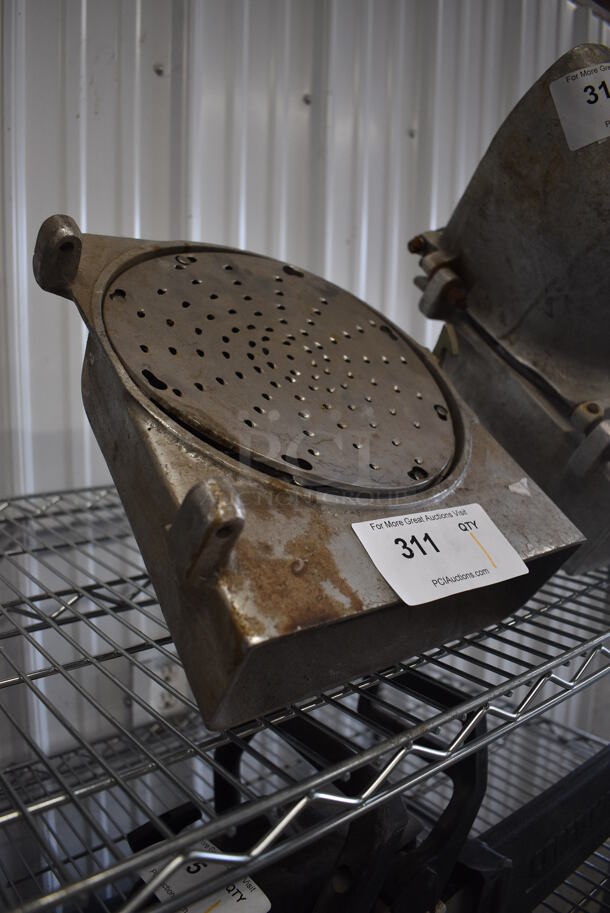 Metal Commercial Pelican Head w/ Grating Blade. Missing Front Piece. 11x10x12 - Image 3 of 4
