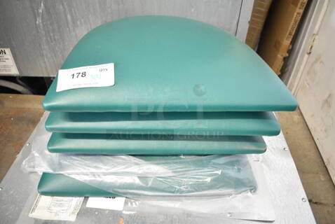 4 BRAND NEW SCRATCH AND DENT! Green Seat Cushion. 4 Times Your Bid! 