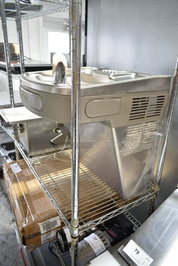 BRAND NEW SCRATCH AND DENT! Elkay EZSDWS_1G Stainless Steel Wall Mount Non-Filtered Drinking Fountain with Extra Deep Basin - Non-Refrigerated - Image 4 of 5
