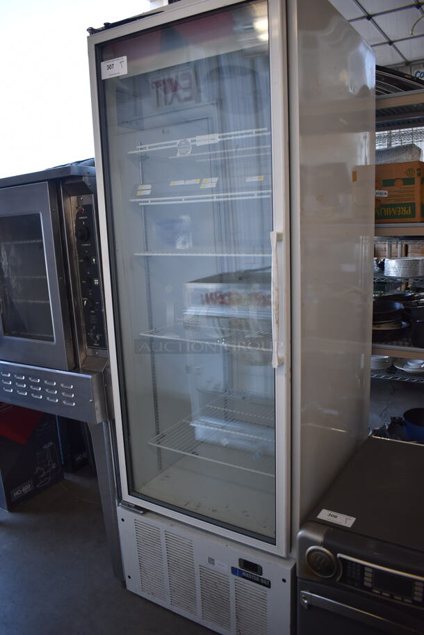 Master-Bilt BMG-23P Metal Commercial Single Door Reach In Cooler Merchandiser w/ Poly Coated Racks. 115/208-230 Volts, 1 Phase. 27x33x79. Tested and Working! - Image 3 of 8