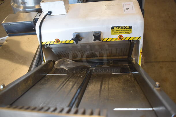 Oliver 797-32NC Metal Commercial Floor Style Bread Loaf Slicer on Commercial Casters. 115 Volts, 1 Phase. 43x22x57. Tested and Working! - Image 3 of 5