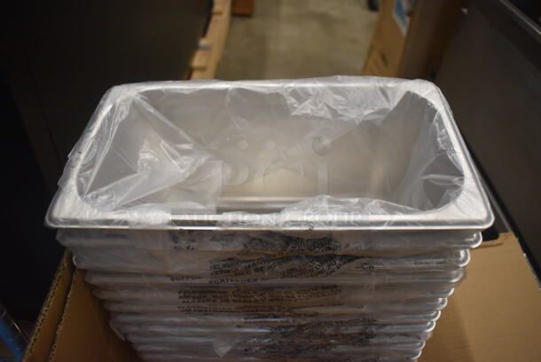 24 BRAND NEW IN BOX! Winco SPJH-306 Stainless Steel 1/3 Size Drop In Bins. 1/3x6. 24 Times Your Bid! - Image 3 of 4