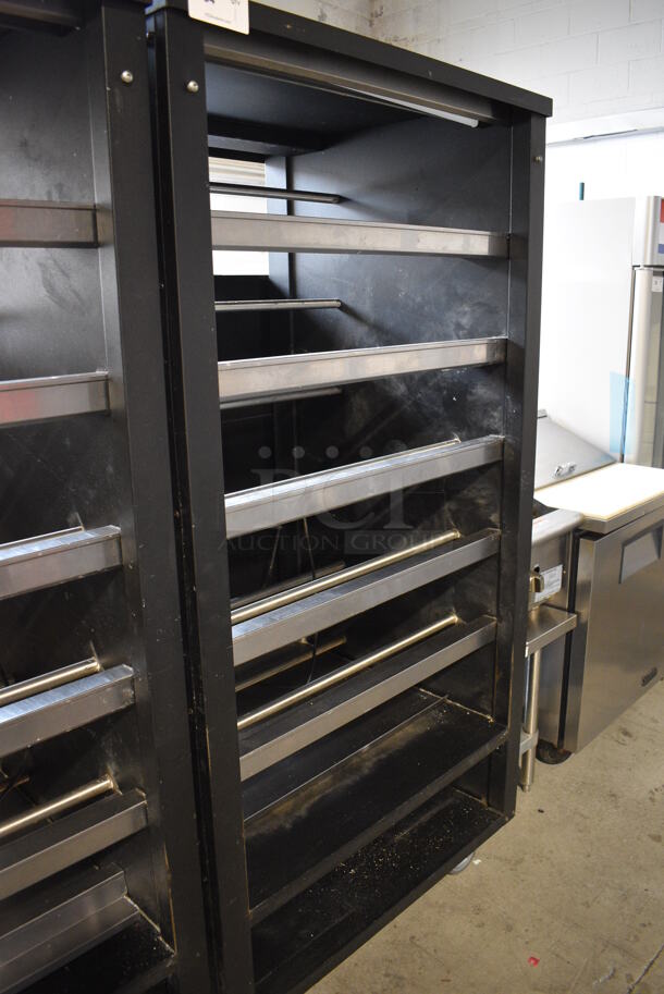 Metal Commercial Floor Style Bakery Bagel Display Transport Rack on Commercial Casters. 38.5x34x76 - Image 2 of 4