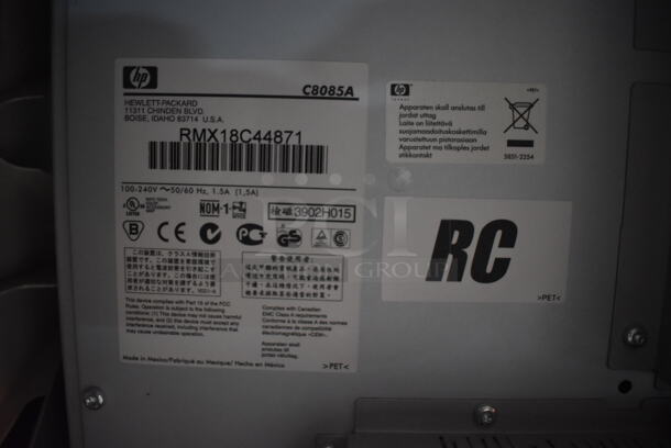 HP C8085A Floor Style Printer Sheets Stapler Stacker Attachment. 100-240 Volts, 1 Phase. 29x25x40 - Image 6 of 7