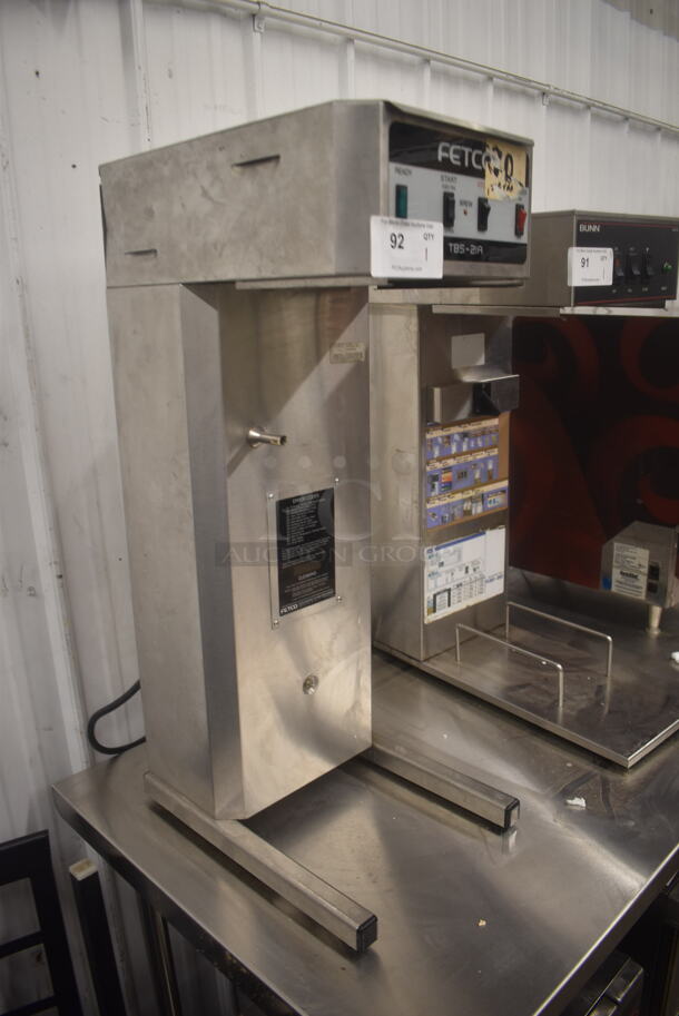 Fetco TBS-21A Commercial Stainless Steel Electric Countertop Coffee/Iced Tea Automatic Extractor Brewer. 120v, 1 Phase.  - Image 2 of 4