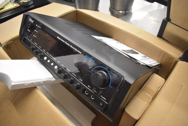 2 BRAND NEW IN BOX! Pyle PT390AU Digital Home Theater Stereo Receiver. 17x12x5. 2 Times Your Bid! - Image 4 of 9