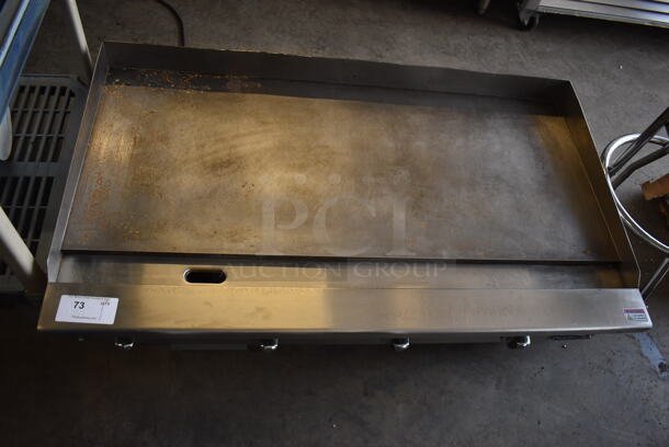 Cook Rite Stainless Steel Commercial Countertop Natural Gas Powered Flat Top Griddle. 48x28x15 - Image 4 of 5