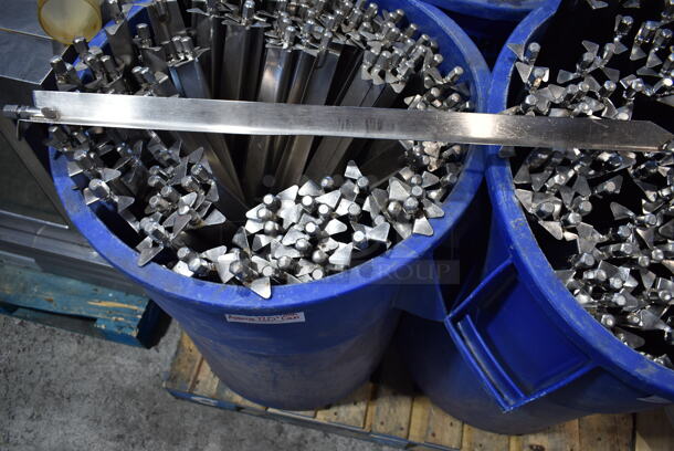 120 Metal Skewers / Spits for Rotisserie Oven. 120 Times Your Bid!