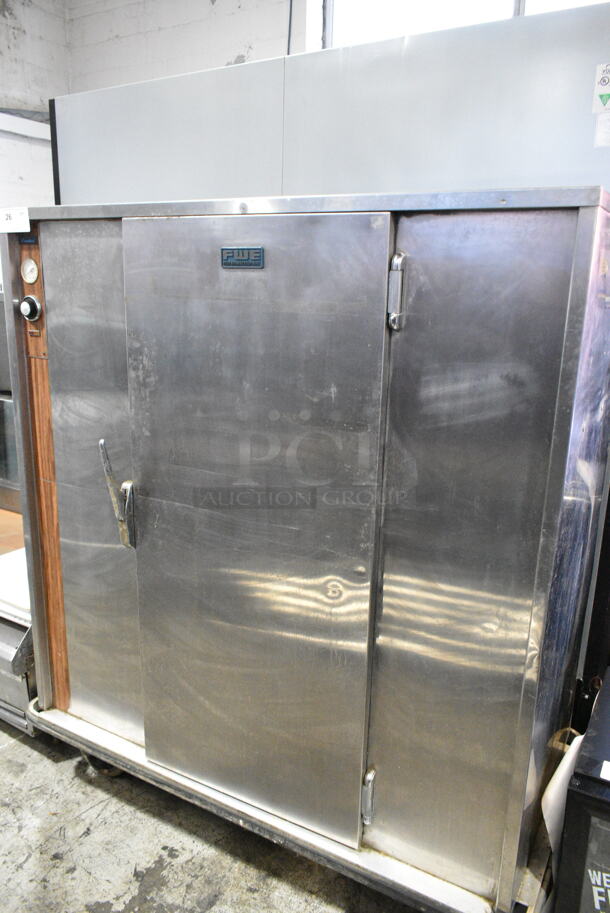 FWE P-120 Stainless Steel Heated Holding Cabinet on Commercial Casters. 115 Volts, 1 Phase. Tested and Does Not Power On - Image 1 of 7