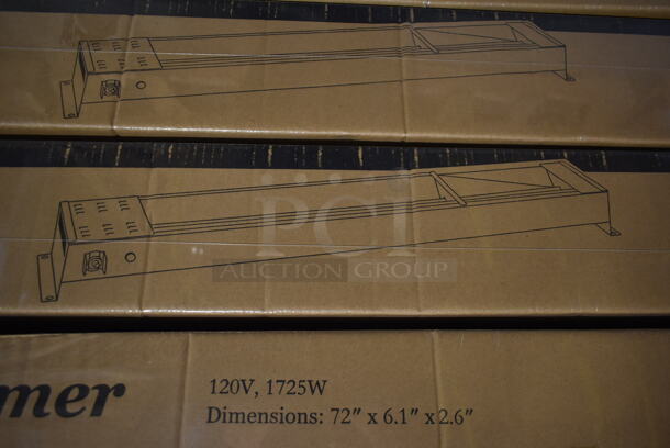PALLET LOT of 35 BRAND NEW SCRATCH AND DENT! Avantco 177SW72T Stainless Steel Commercial 72" High Wattage Strip Warmer with Toggle Controls. Stock Picture Used as Gallery. 35 Times Your Bid! - Image 6 of 7
