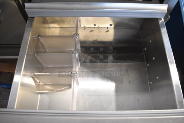 LIKE NEW! Sub Zero Stainless Steel Commercial Cooler Freezer Combo Unit. 115 Volts, 1 Phase. Unit Has Only Been Used a Few Times! Tested and Powers On But Does Not Get Cold - Image 9 of 11