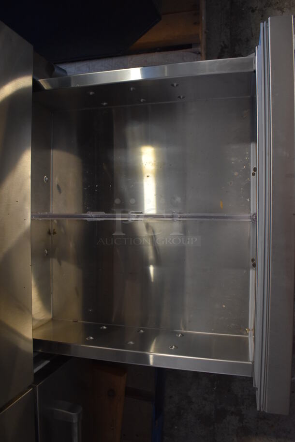 LIKE NEW! Sub Zero Stainless Steel Commercial Cooler Freezer Combo Unit. 115 Volts, 1 Phase. Unit Has Only Been Used a Few Times! Tested and Powers On But Does Not Get Cold - Image 10 of 11